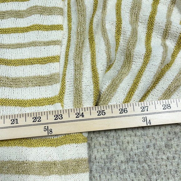 Vintage Grandpa Sweater Men Large Green Blue Geometric Colorblock Collared Italy - Picture 9 of 11